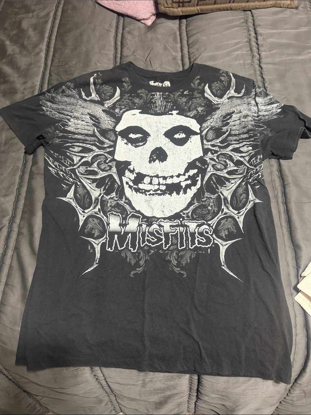 Black Short-Sleeve Graphic Tee